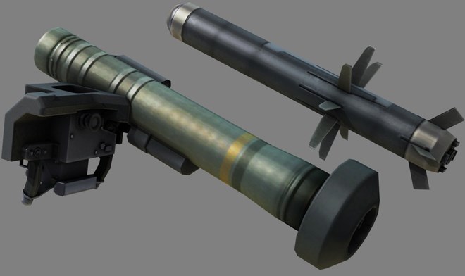 Javelin là loại tên lửa tự dẫn đến mục tiêu.